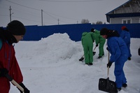 А у нас свой «снежный десант»