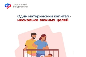 Материнский капитал от Соцфонда – на множество целей