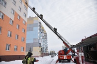 18 февраля в Белове прошли пожарно-тактические учения.