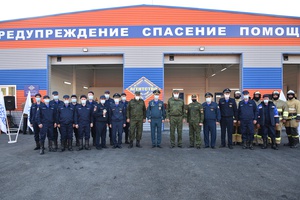 В Бачатском открыли новую пожарную часть