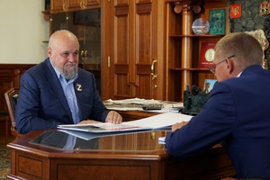 Рабочая встреча Сергея Цивилева и Алексея Курносова