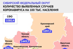 Кузбасс в двадцатке регионов с самой низкой заболеваемостью