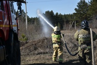 15 апреля в Белове проводилось тактико - специальное  учение по предупреждению и ликвидации чрезвычайных ситуаций, обусловленных лесными пожарами.