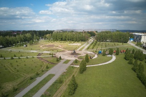 В Белове начались работы по капитальному ремонту парка «Юбилейный»
