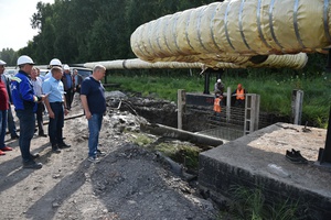 Тепломагистраль запустят в сентябре