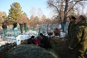 Герой вернулся на родину