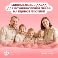 Минимальный доход для возникновения права на единое пособие