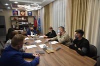 В Администрации Беловского городского округа прошла пресс-конференция с участием  Главы города Алексея Курносова