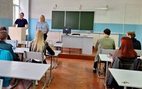В Белове полицейские встретились со студентами для профориентации