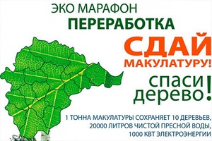 Сдай макулатуру – спаси дерево!