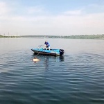 На Беловском водохранилище спасатели вытащили из воды утопающего