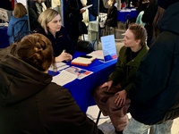 Беловские полицейские приняли участие во Всероссийской ярмарке трудоустройства «Работа России»