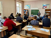 Полицейские ОМВ России «Беловский» провели профилактическую беседу для студентов многопрофильного техникума