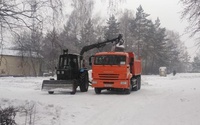 Почти 50 тысяч кубометров снега вывезли с общественных территорий Белова с начала сезона