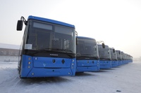14 новых автобусов общей стоимостью почти 116 миллионов рублей поступили в Кузбасс