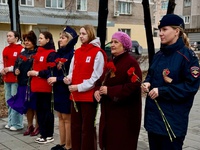 В Белове полицейские почтили память погибших в чернобыльской катастрофе
