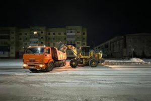6 кубов снега вывезли с беловских улиц