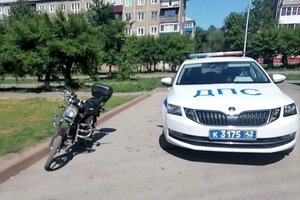 В городе Белово полицейские привлекли к ответственности нетрезвого мопедиста