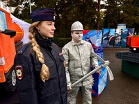 Кузбасские полицейские обеспечили безопасность во время празднования Дня шахтера