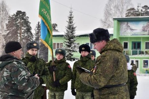 ХII зимняя военно-спортивная игра юнармейцев Кемеровской области «Во славу Отечества»