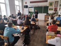 В рамках операции «Каникулы» в МБОУ ООШ №5 города Белово были проведены беседы по профилактике детского дорожно-транспортного травматизма.