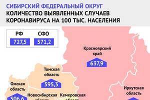 Кузбасс в десятке регионов РФ с низкими показателями заболеваемости коронавирусом